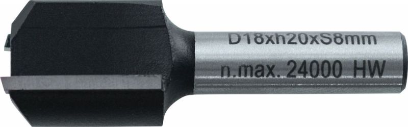TRIUSO HM-Nutfräser 18,0mm Durchme., zweischneidig 20mm - OBNUT18