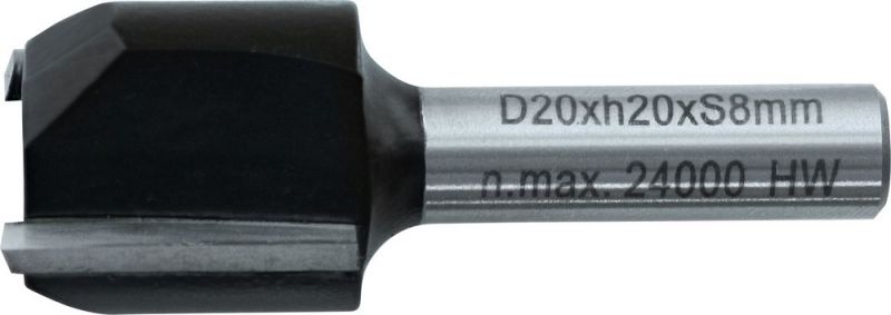 TRIUSO HM-Nutfräser 20,0mm Durchme., zweischneidig 20mm - OBNUT20