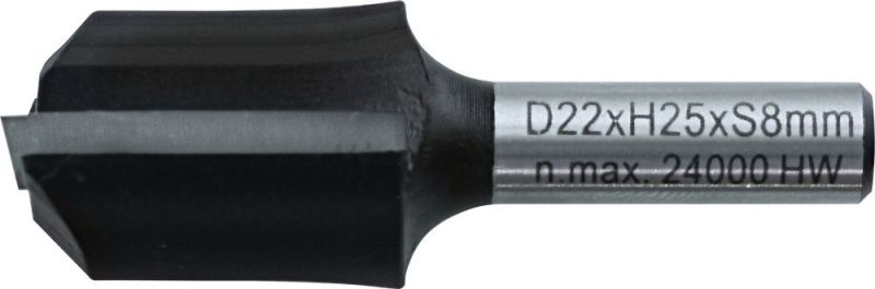 TRIUSO HM-Nutfräser 22,0mm Durchme., zweischneidig 20mm - OBNUT22