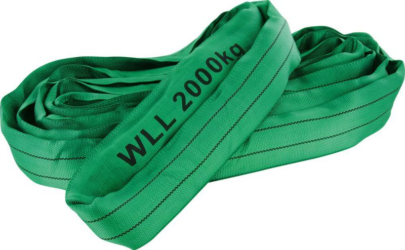 TRIUSO Rundschlinge, 2t, 2,5m, grün, aus Polyester als Endlosstrang - RSG25