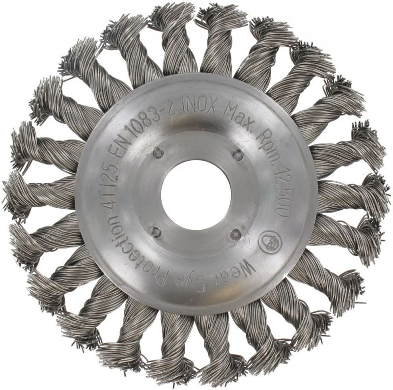 TRIUSO Rundbürste ø 125 mm/22 Zöpfe - ZRE125