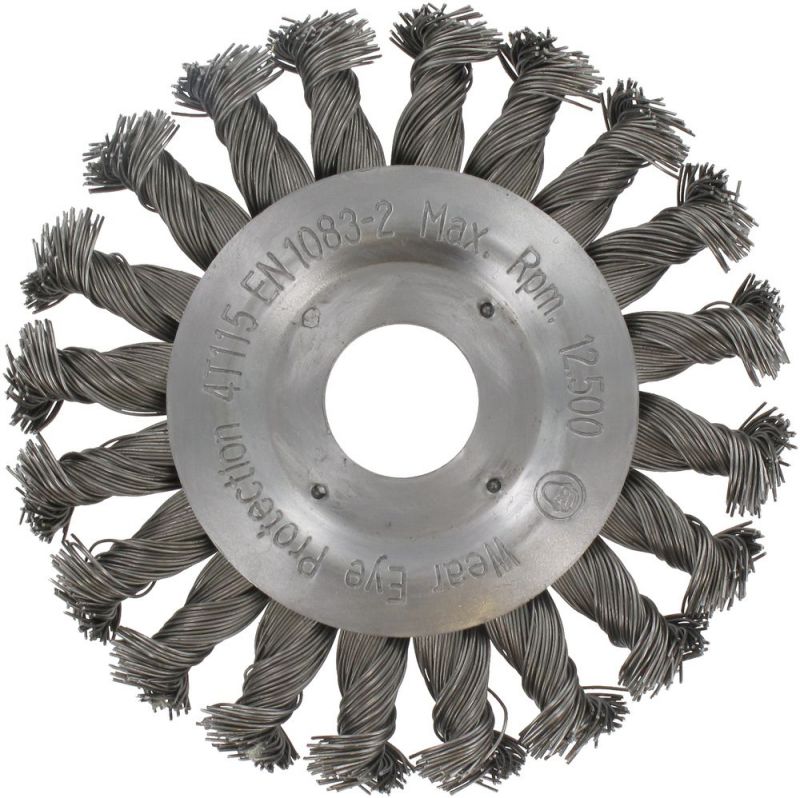 TRIUSO Rundbürste ø 115 mm/20 Zöpfe - ZRS115