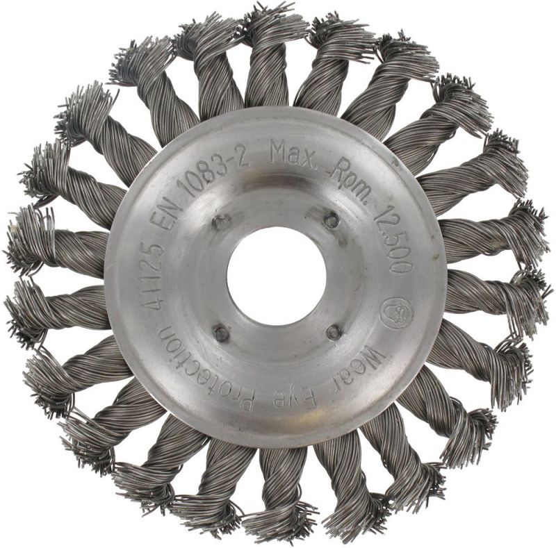 TRIUSO Rundbürste ø 125 mm/22 Zöpfe - ZRS125