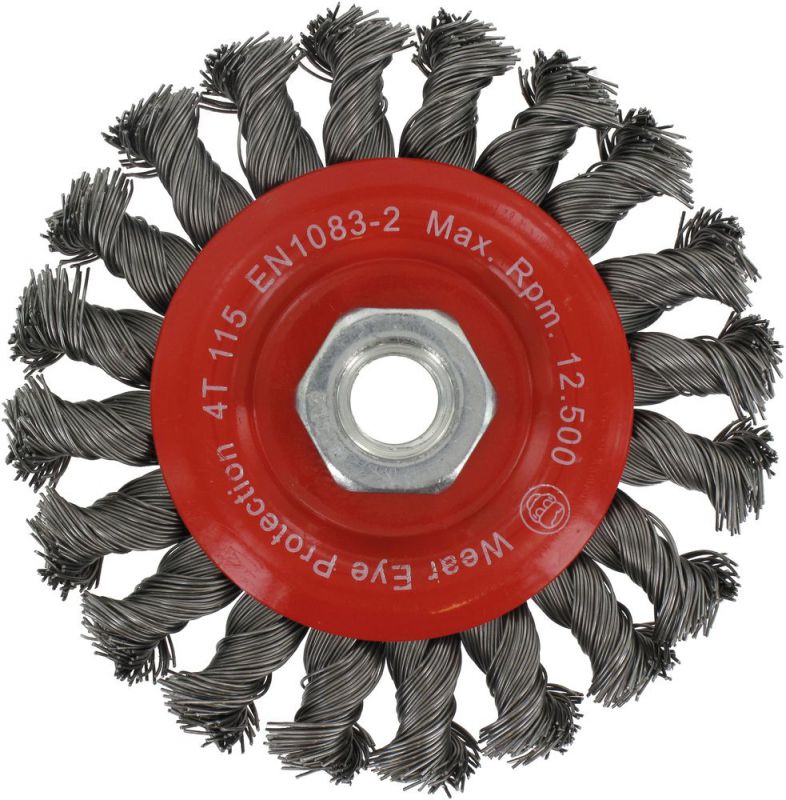 TRIUSO Rundbürste ø 115 mm/20 Zöpfe - ZRSM115