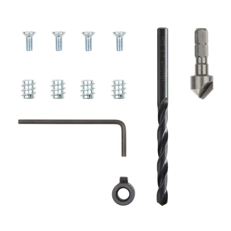 wolfcraft Reparatur-Hülsenset f. Topfscharniere - 4657000