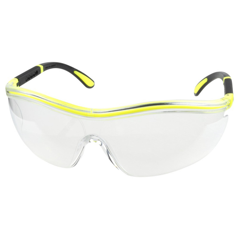 wolfcraft Bügelschutzbrille NEON klar (CE) - 4932000