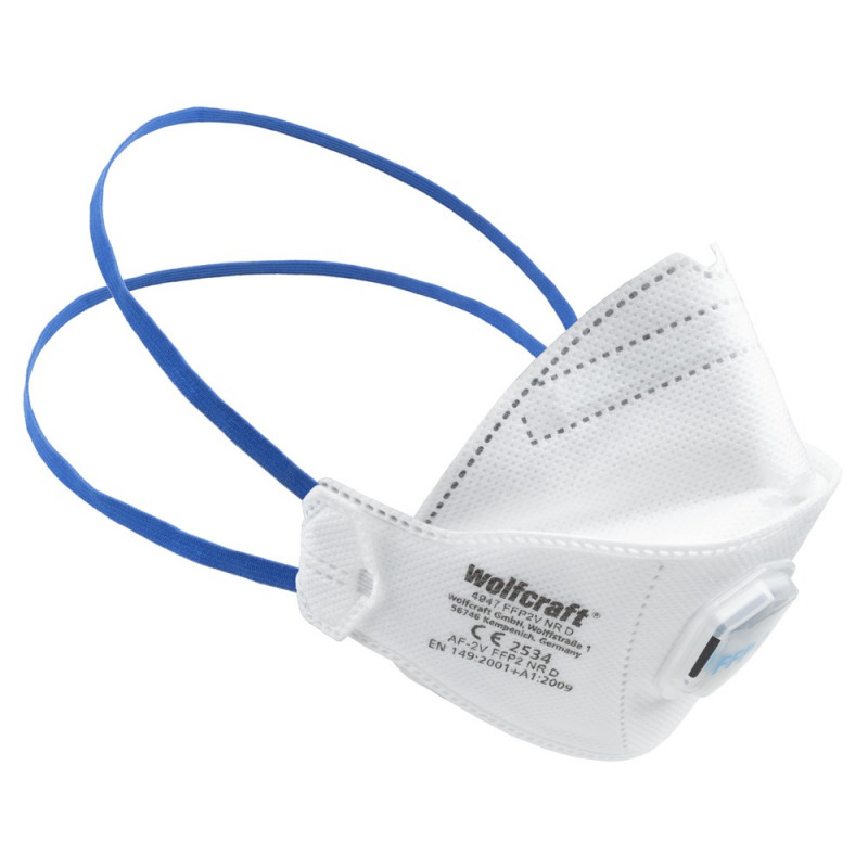 wolfcraft Feinstaubmasken FFP2 V (CE) (2 Stück) - 4947000