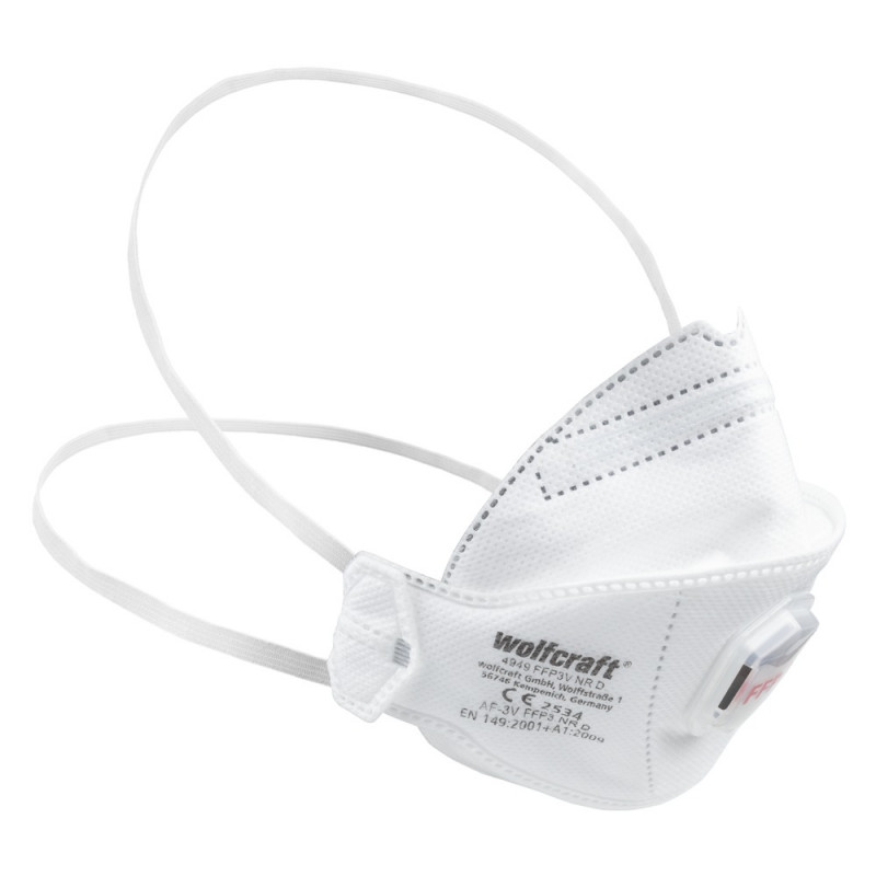 wolfcraft Feinstaubmasken FFP3 V (CE) (2 Stück) - 4949000