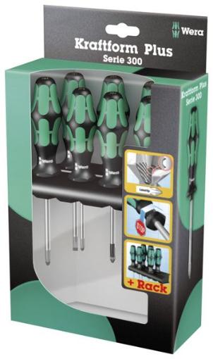 Wera 335/350/367/7 Rack Schraubendrehersatz