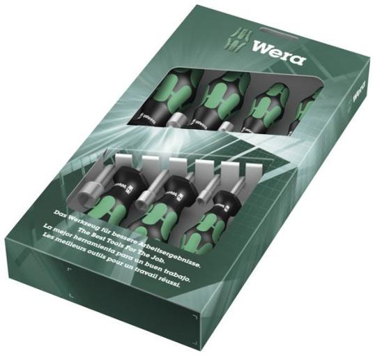Wera 395 HO/7 SM Steckschlüssel-Schraubendrehersatz