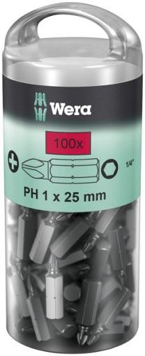 Wera 851/1 Z PH Bits 100 x PH 2x25