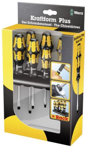 Wera 932/918/6 Schraubendrehersatz Kraftform Plus