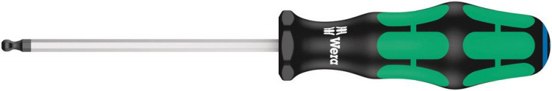 Wera 352 Sechskant-Kugelkopf-Schraubendreher, 5/32" x 100 mm - 05022905001