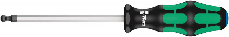 Wera 352 Sechskant-Kugelkopf-Schraubendreher, 1/4" x 125 mm - 05022920001