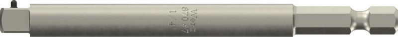 Wera 870/4 Werkzeugschäfte (Verbindungsteile), maschinenbetätigte Steckschlüsseleinsätze, 1/4" x 100 mm - 05050210001
