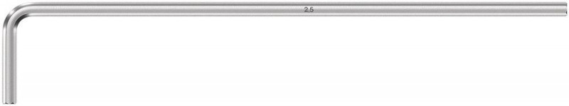 Wera 950 L Winkelschlüssel, metrisch, gestellverchromt, 2,5 x 112 mm - 05021610001