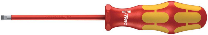 Wera 160 i VDE-isolierter Schlitz-Schraubendreher, 0,8 x 4 x 100 mm - 05006115001