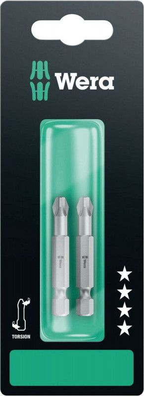 Wera 851/4 TZ SB Bits, PH 3 x 50 mm, 2-teilig - 05134382001