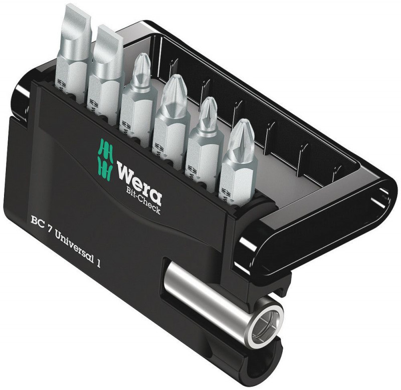 Wera Bit-Check 7 Universal 1, 7-teilig - 05056295001