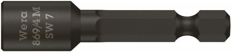 Wera 869/4 M Steckschlüsseleinsätze, magnetisch, 7 x 50 mm - 05060422001