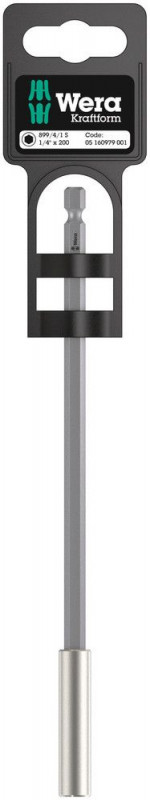 Wera 899/4/1 S Universalhalter mit starkem Sprengring, 1/4" x 200 mm - 05160979001