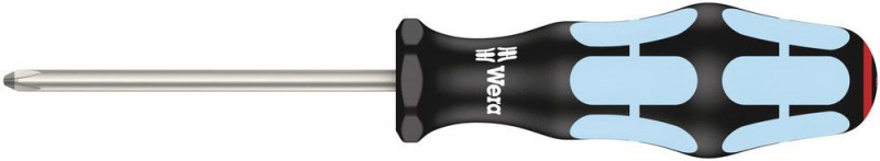 Wera 3350 PH Kreuzschlitz-Schraubendreher, Edelstahl, PH 1 x 80 mm - 05032021001