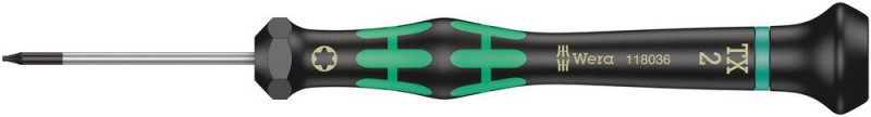 Wera 2067 Elektronik TORX® Schraubendreher, TX 2 x 40 mm - 05118036001