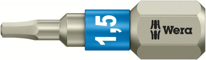 Wera 3840/1 TS Bits, Edelstahl, 1,5 x 25 mm - 05071070001