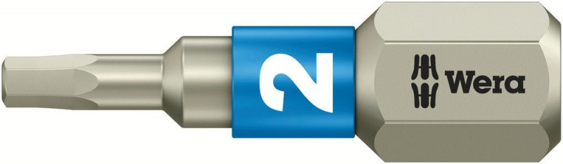 Wera 3840/1 TS Bits, Edelstahl, 2 x 25 mm - 05071071001