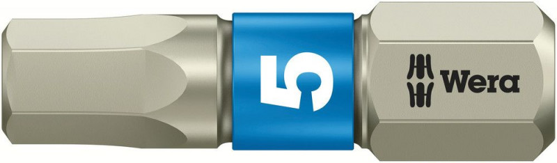 Wera 3840/1 TS Bits, Edelstahl, 5 x 25 mm - 05071075001