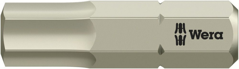 Wera 3840/1 TS Bits, Edelstahl, 6 x 25 mm - 05071076001