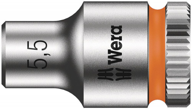 Wera 8790 HMA Zyklop-Steckschlüsseleinsatz mit 1/4"-Antrieb, 5,5 x 23 mm - 05003504001