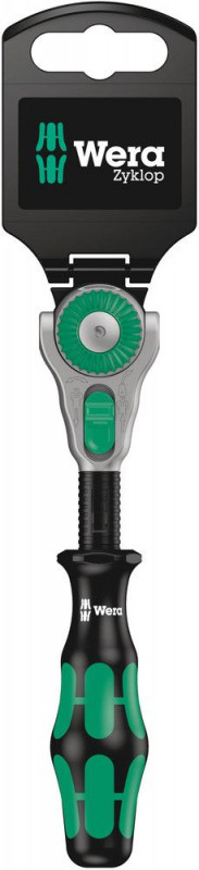 Wera 8000 A SB Zyklop Speed-Knarre mit 1/4"-Antrieb, 1/4" x 152 mm - 05073260001