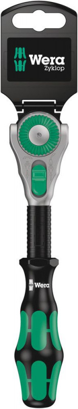 Wera 8000 B SB Zyklop Speed-Knarre mit 3/8"-Antrieb, 3/8" x 199 mm - 05073261001