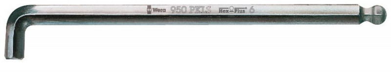 Wera 950 PKLS Winkelschlüssel, metrisch, gestellverchromt, 2,5 x 112 mm - 05022042001