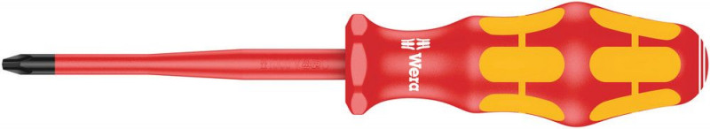 Wera 162 iS PH VDE-isolierter Kreuzschlitz-Schraubendreher mit reduziertem Klingendurchmesser, PH 2 x 100 mm - 05006451001