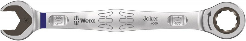 Wera 6000 Joker Maul-Ringratschen-Schlüssel, 16 x 212 mm - 05073276001