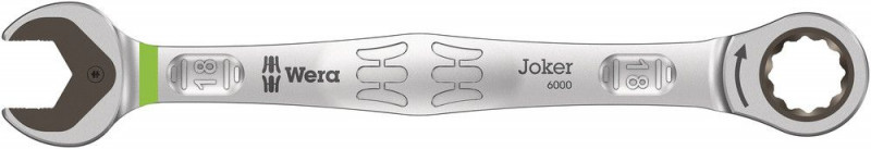 Wera 6000 Joker Maul-Ringratschen-Schlüssel, 18 x 235 mm - 05073278001