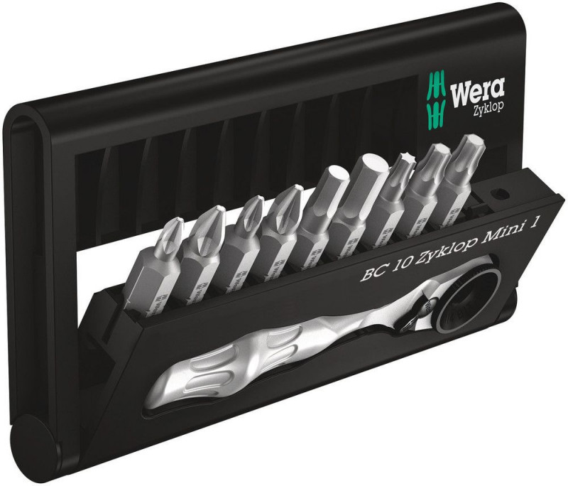 Wera Bit-Check 10 Zyklop Mini 1, 10-teilig - 05073645001