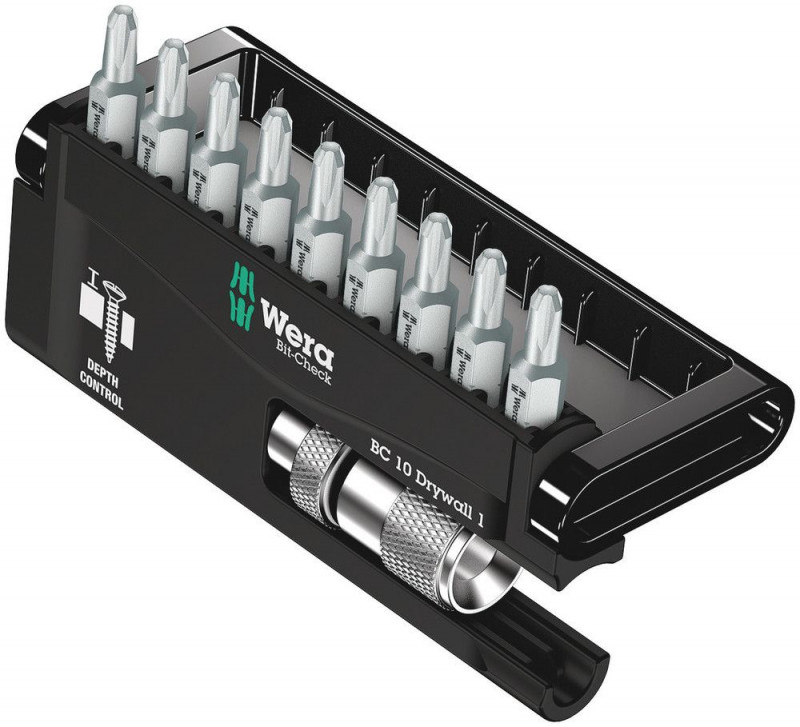 Wera Bit-Check 10 Drywall 1, 10-teilig - 05136011001