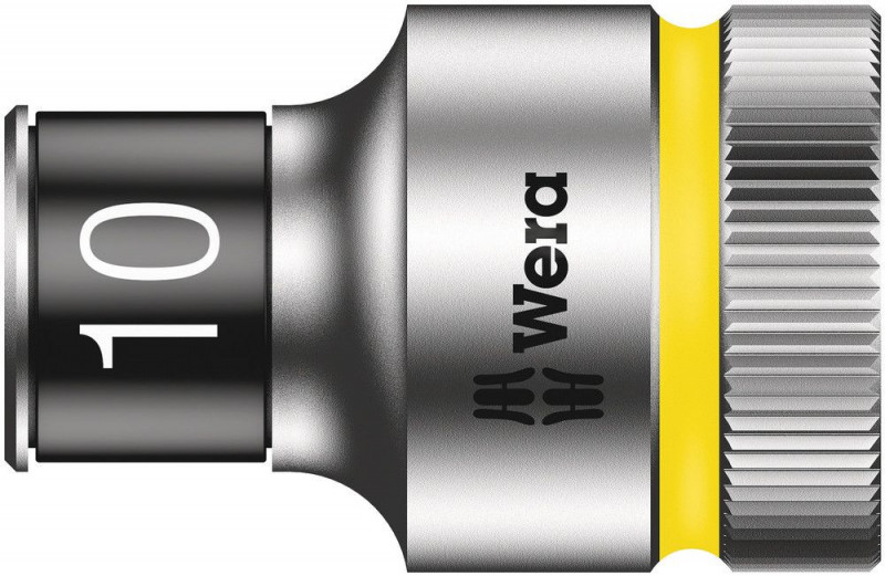 Wera 8790 HMC HF Zyklop-Steckschlüsseleinsatz mit 1/2"-Antrieb mit Haltefunktion, 10 x 37 mm - 05003730001