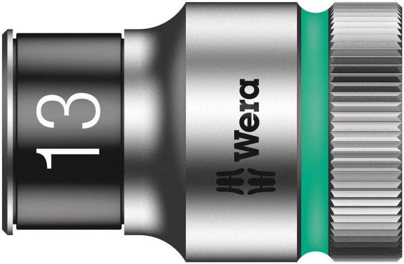 Wera 8790 HMC HF Zyklop-Steckschlüsseleinsatz mit 1/2"-Antrieb mit Haltefunktion, 13 x 37 mm - 05003733001