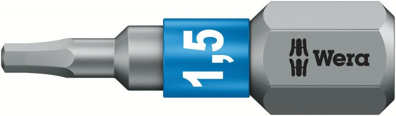 Wera 840/1 BTZ Bits, 1,5 x 25 mm - 05056680001