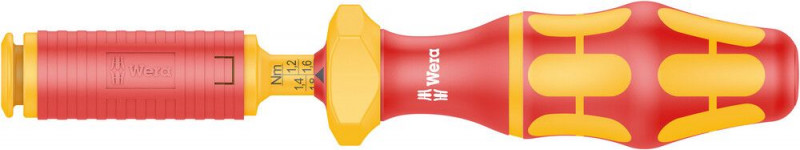 Wera Serie 7400 VDE Kraftform einstellbare Drehmoment-Handhalter (0,3-3,5 Nm), 7444 VDE x 1,7-3,5 Nm - 05074757001