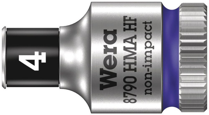 Wera 8790 HMA HF Zyklop-Steckschlüsseleinsatz mit 1/4"-Antrieb mit Haltefunktion, 4 x 23 mm - 05003717001