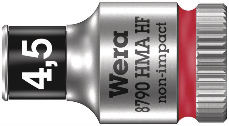 Wera 8790 HMA HF Zyklop-Steckschlüsseleinsatz mit 1/4"-Antrieb mit Haltefunktion, 4,5 x 23 mm - 05003718001