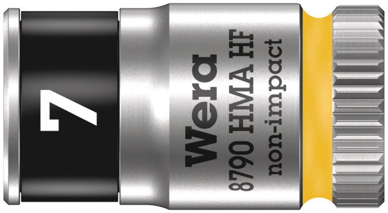Wera 8790 HMA HF Zyklop-Steckschlüsseleinsatz mit 1/4"-Antrieb mit Haltefunktion, 7 x 23 mm - 05003722001