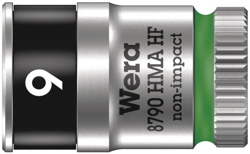 Wera 8790 HMA HF Zyklop-Steckschlüsseleinsatz mit 1/4"-Antrieb mit Haltefunktion, 9 x 23 mm - 05003724001