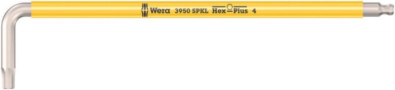 Wera 3950 SPKL Multicolour Winkelschlüssel, metrisch, Edelstahl, 4 x 137 mm - 05022664001
