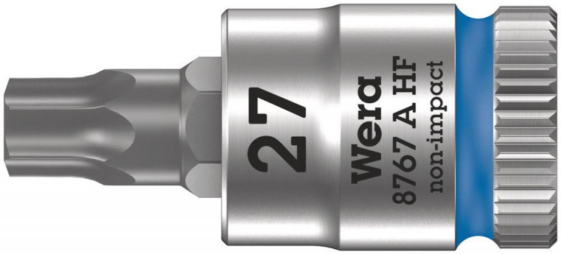 Wera 8767 A HF TORX® Zyklop Bitnuss mit 1/4"-Antrieb, mit Haltefunktion, TX 27 x 28 mm - 05003367001